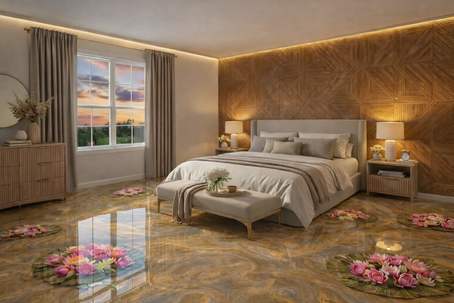 DIY Bedroom Feature Wall: Simple-Install Panels (Step-by-Step) KIT32