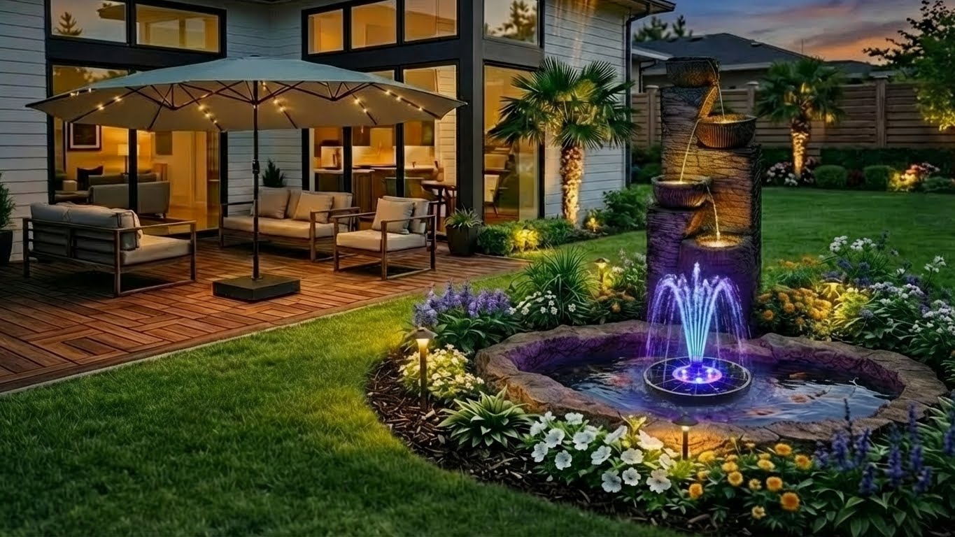 From Plain Lawn to Peaceful Pond: Step-by-Step Backyard Glow-Up KIT36