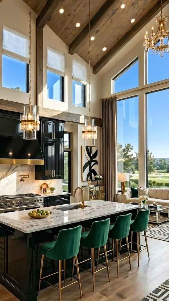 Luxe Marble Kitchen